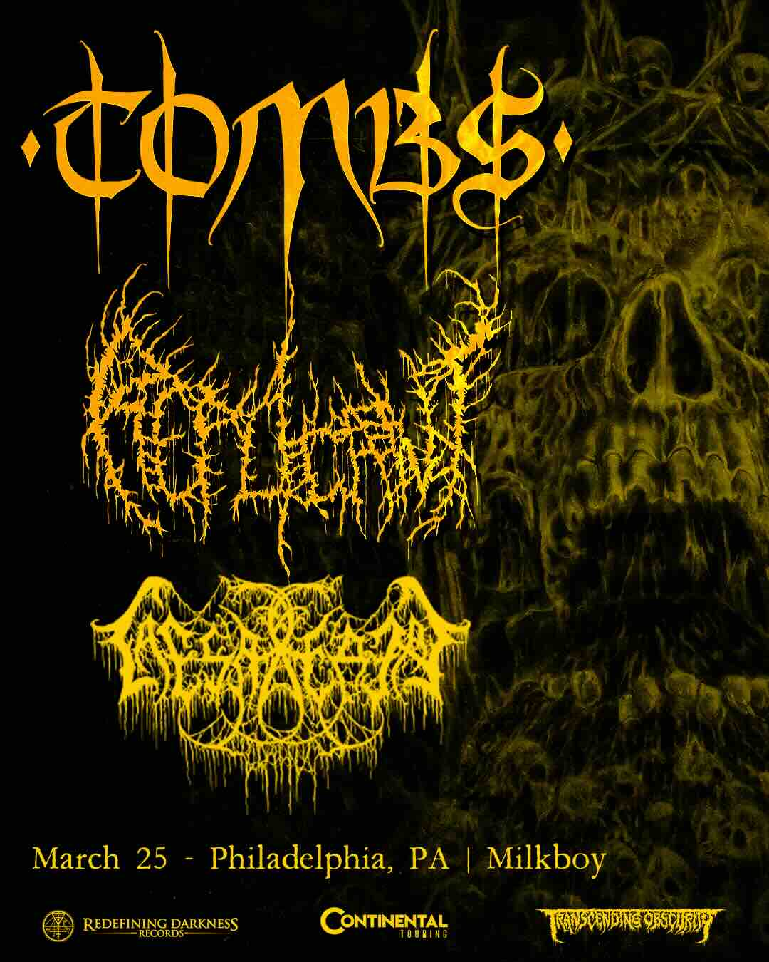 March 25, 2026 show flyer